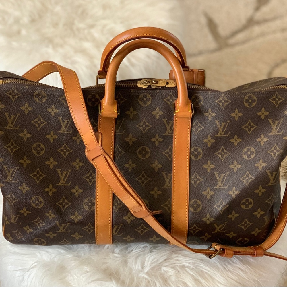 Vintage Louis Vuitton Monogram Keepall Bandouliere 45